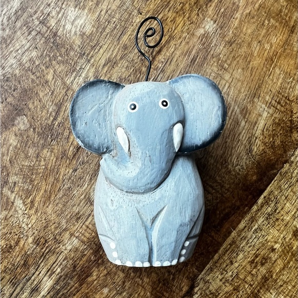 World Market Hand Carved Wooden Photo Holders - Picture 4 of 6